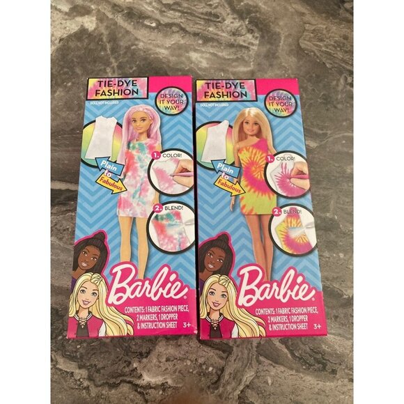 No brand / Not sure Other - New Lot Of 2 Tie Dye Barbie‎ Kit